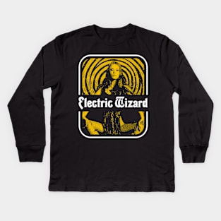 Electric Wizard - Stonedgirl Fanmade Kids Long Sleeve T-Shirt